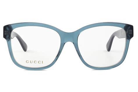 occhiali da vista gucci donna ff 0038|Gucci GG0038ON 012 Occhiali da Vista Transparent Blue.